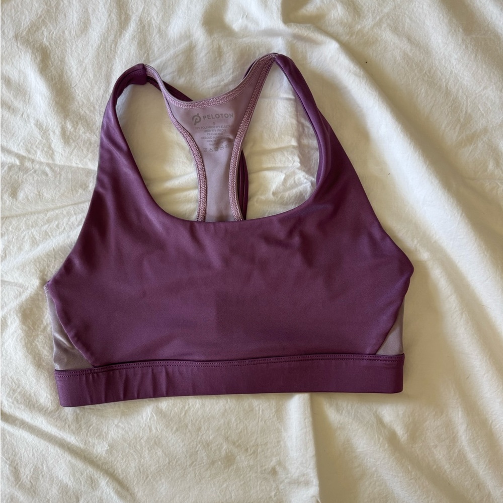 Peloton Purple Racerback Sports Bra